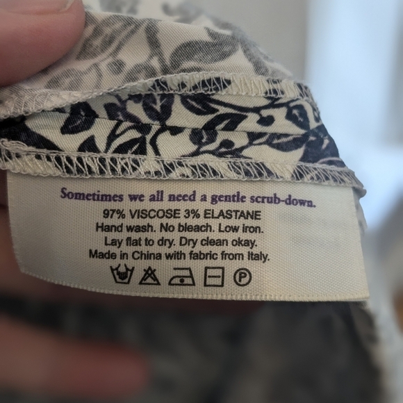 MM La Fleur Printed Viscose Skirt - Picture 4 of 4